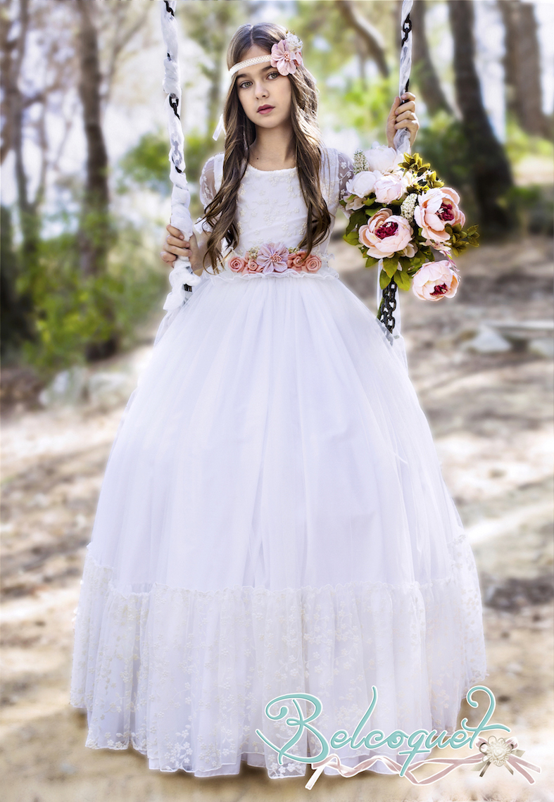 Paula vestido de comunión