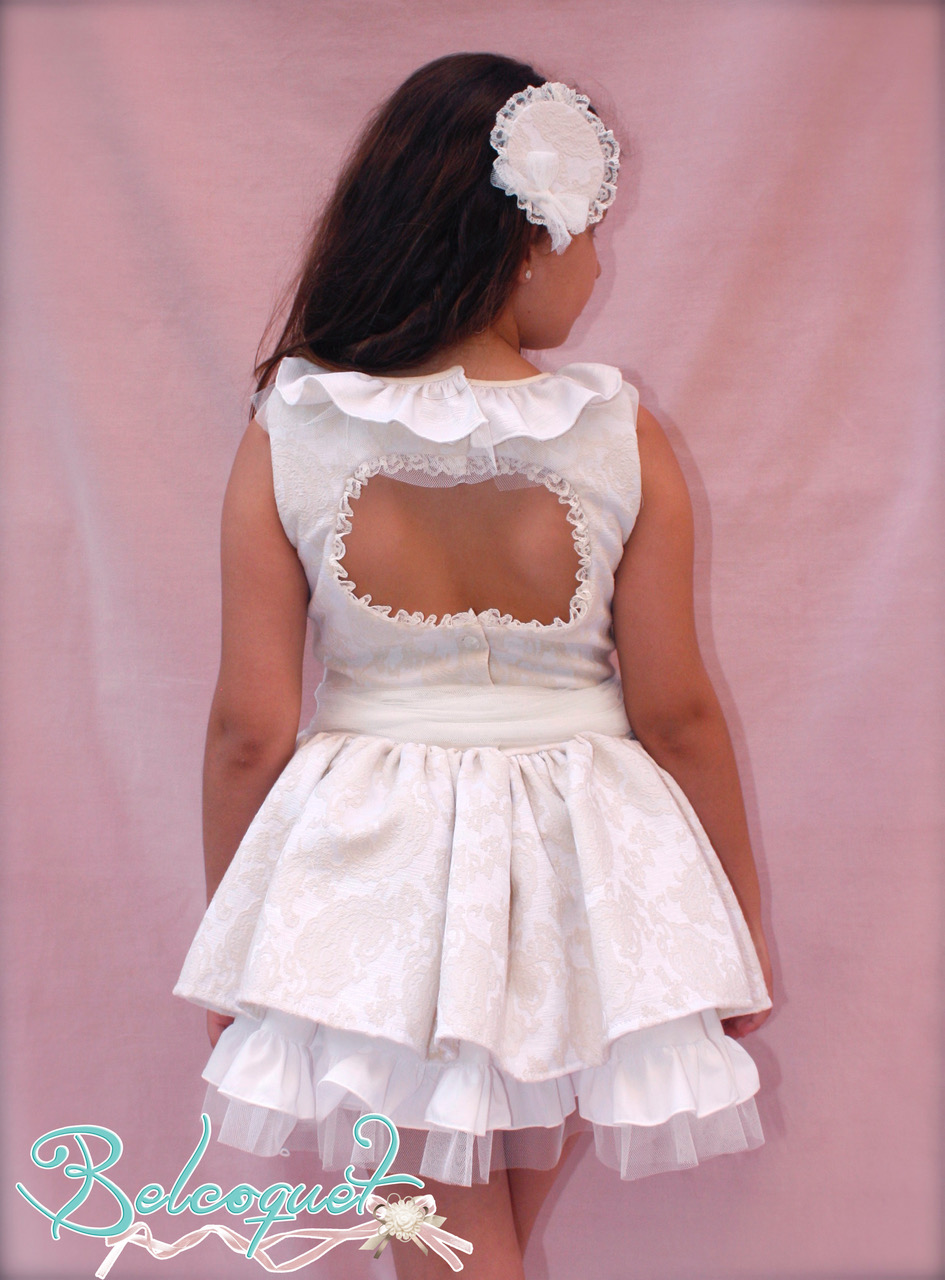 Isabel vestido de talle bajo