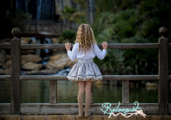 conjunto para niña camel