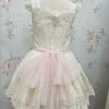 Elizabeth vestido talle bajo crudo - Imagen 2