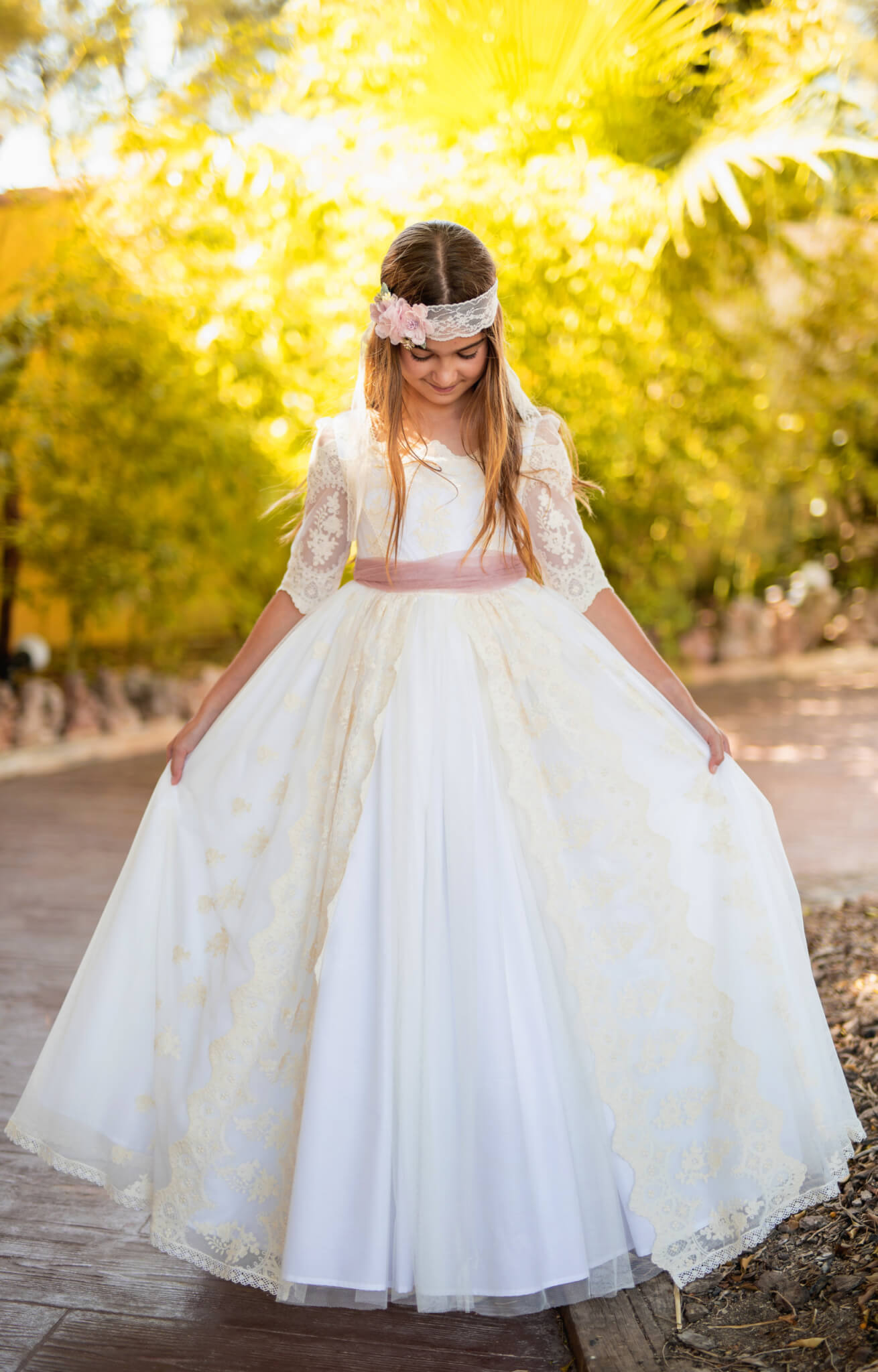 Charlotte vestido de comunión niña