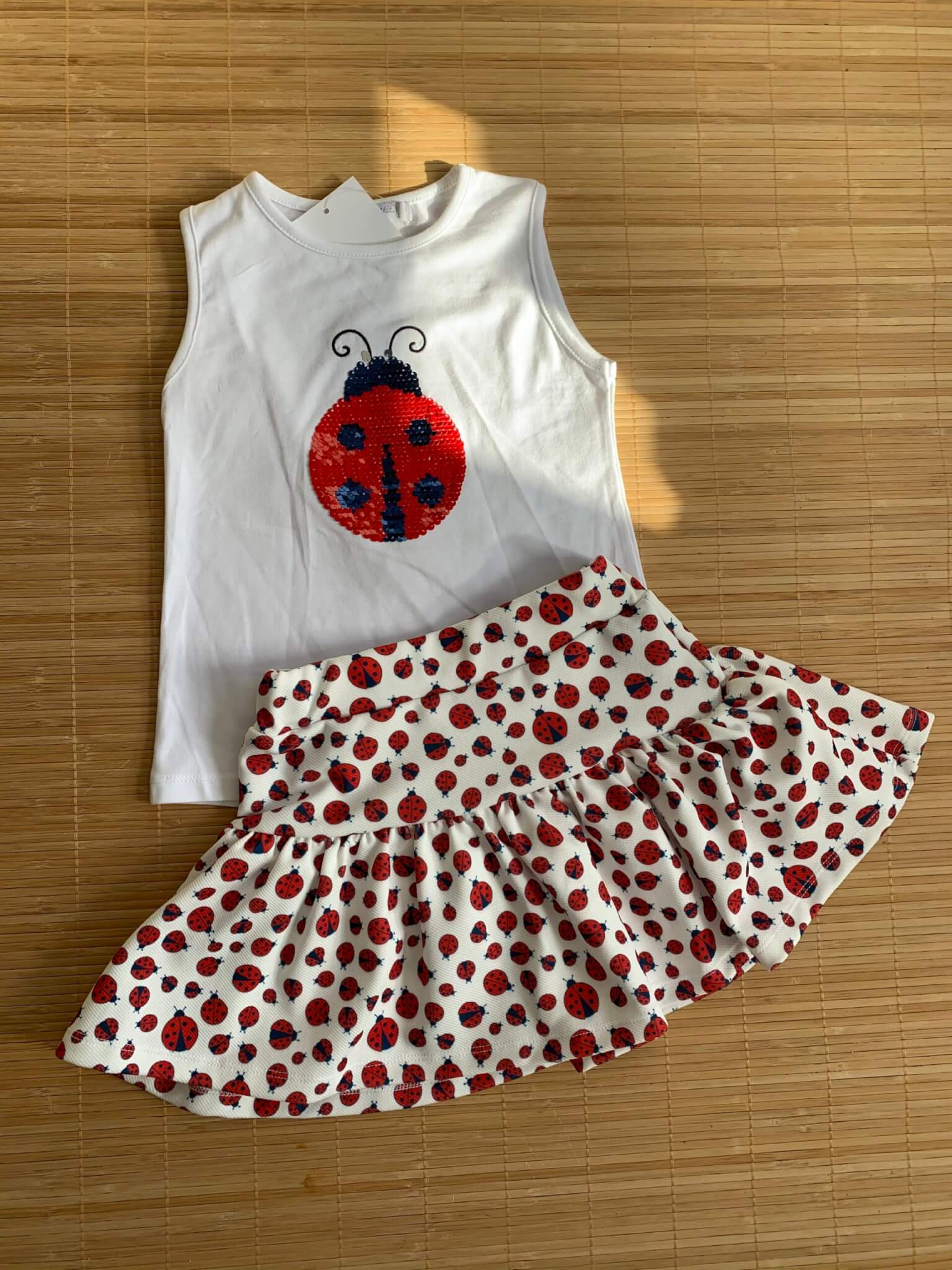 Ladybird skirt set