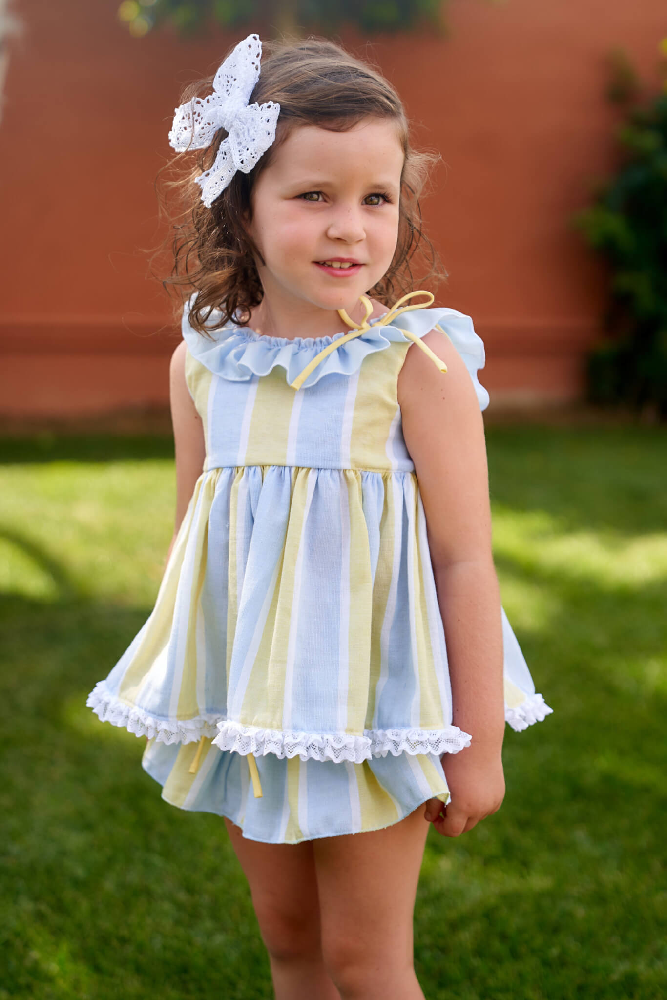 Bubble baby dress with knickers