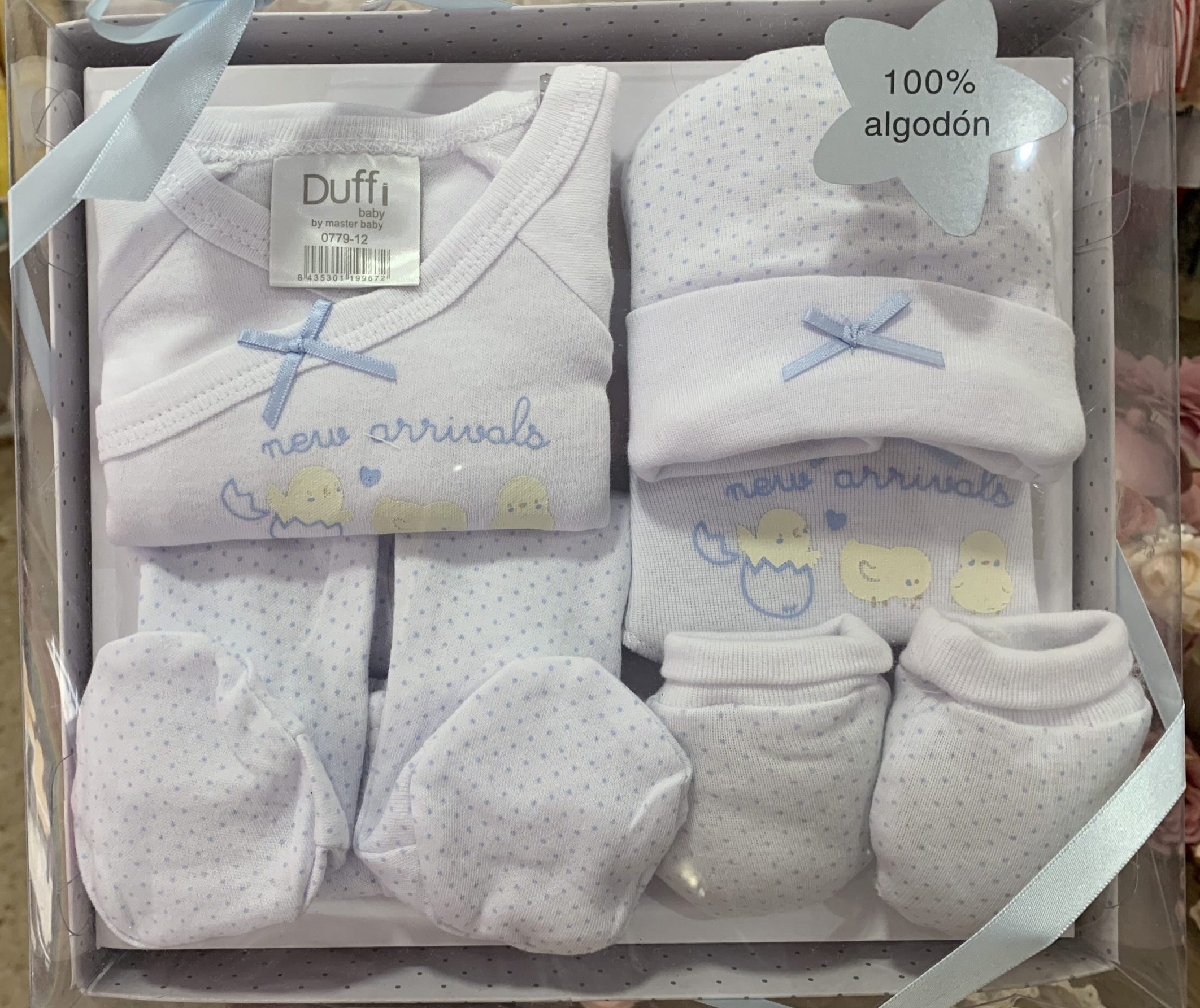 Gift baby 5 pieces set 0-6m blue