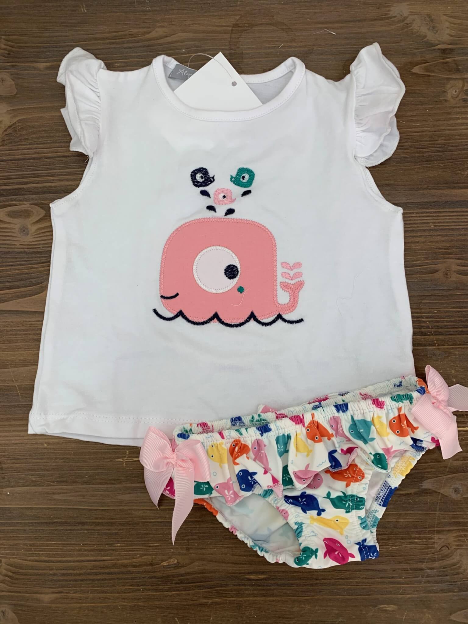 Whale swim girl set