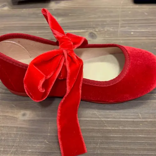 Bailarina de terciopelo con lazo - Imagen 2