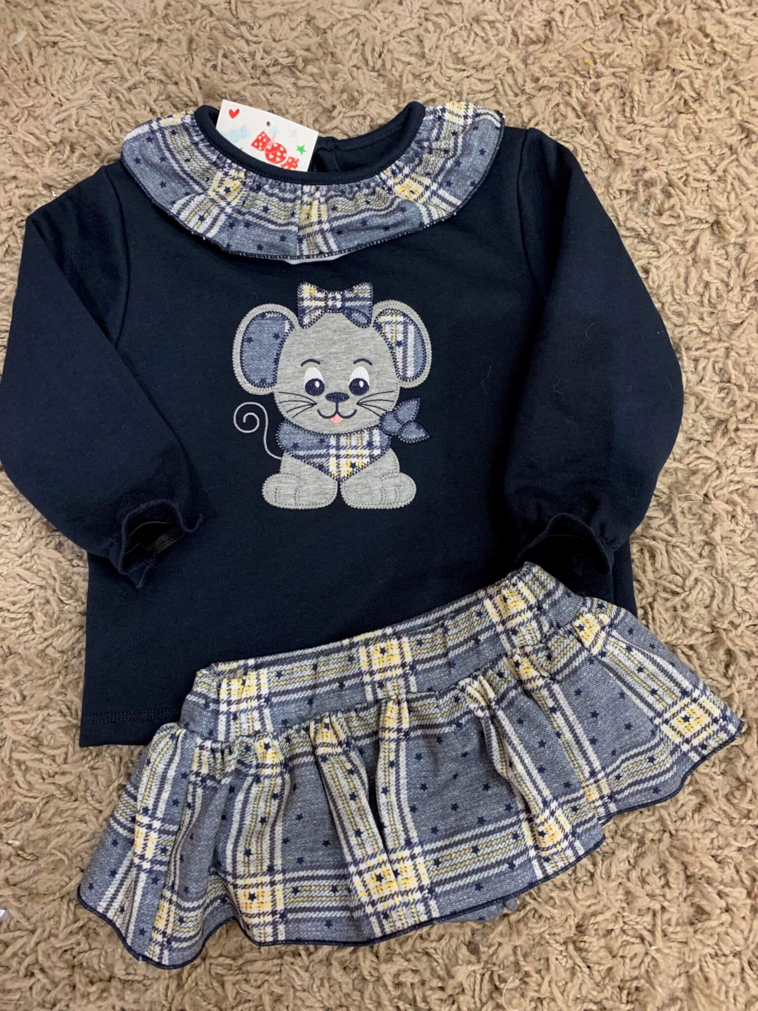 Conjunto niña osito
