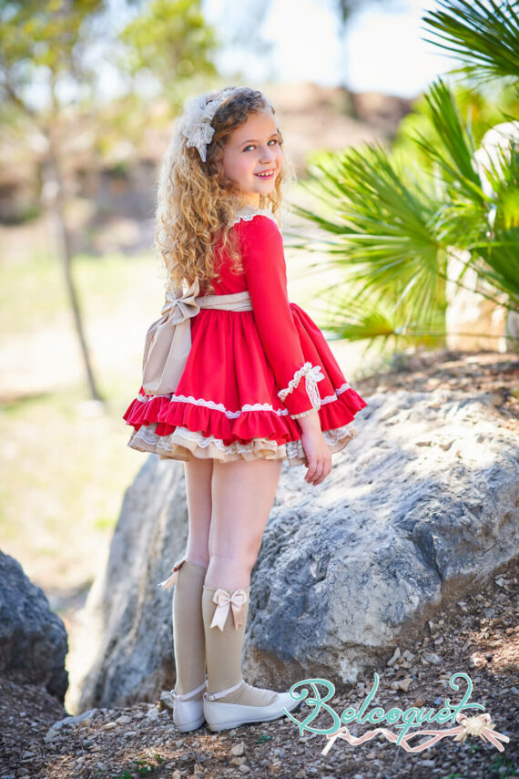 Belcoquet Caperucita Roja vestido vuelo
