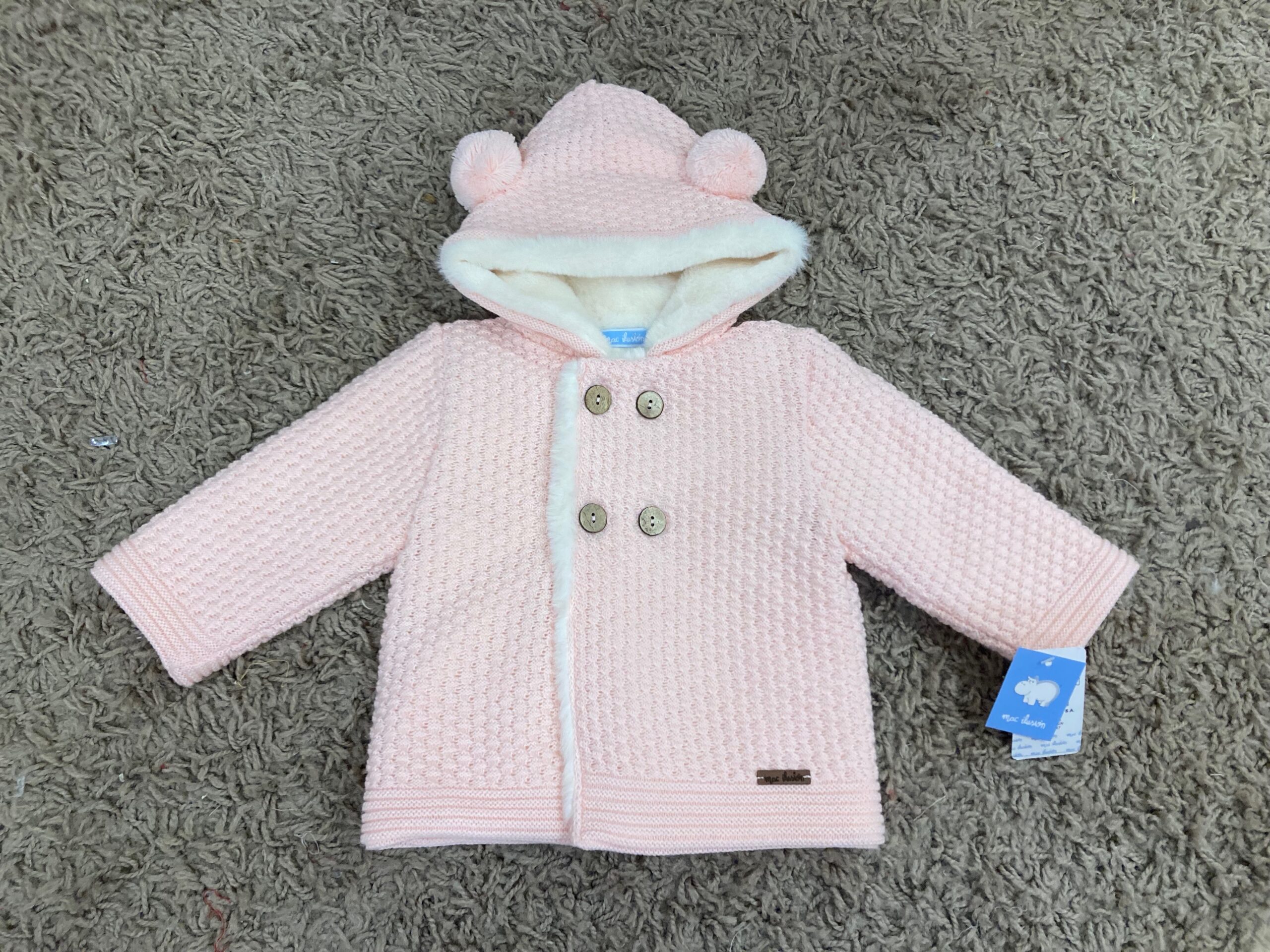 Pink baby coat
