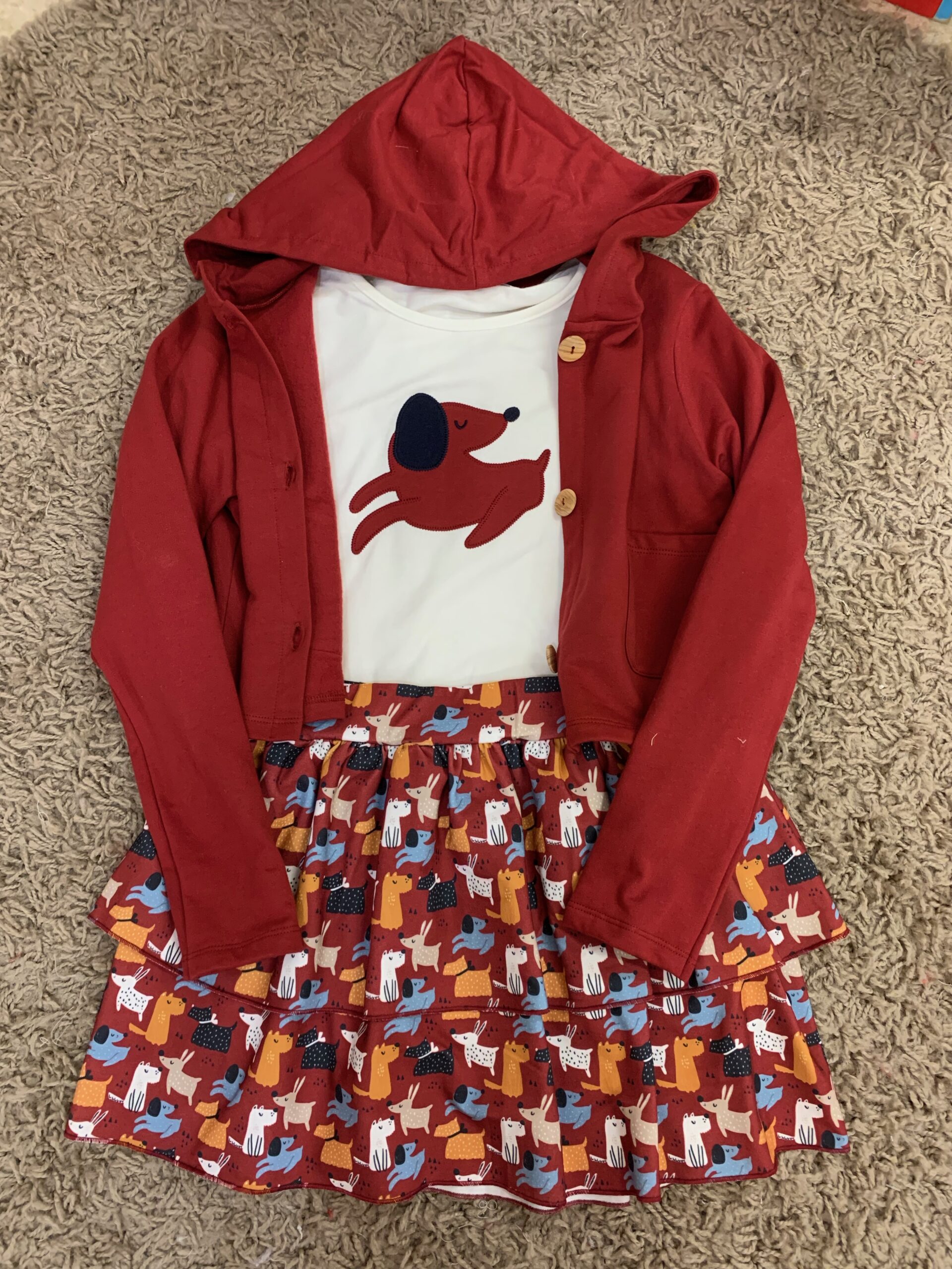 Conjunto de falda 3 piezas