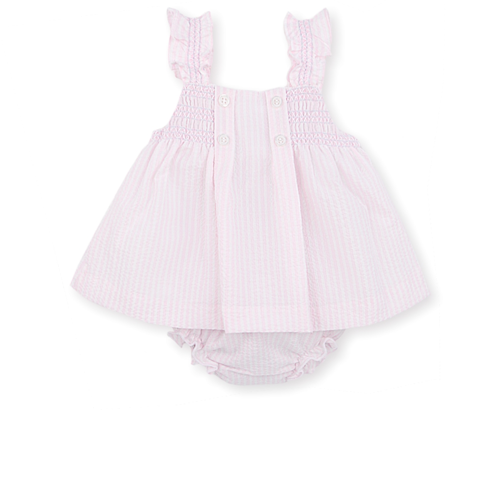 Santorini baby dress with knickers