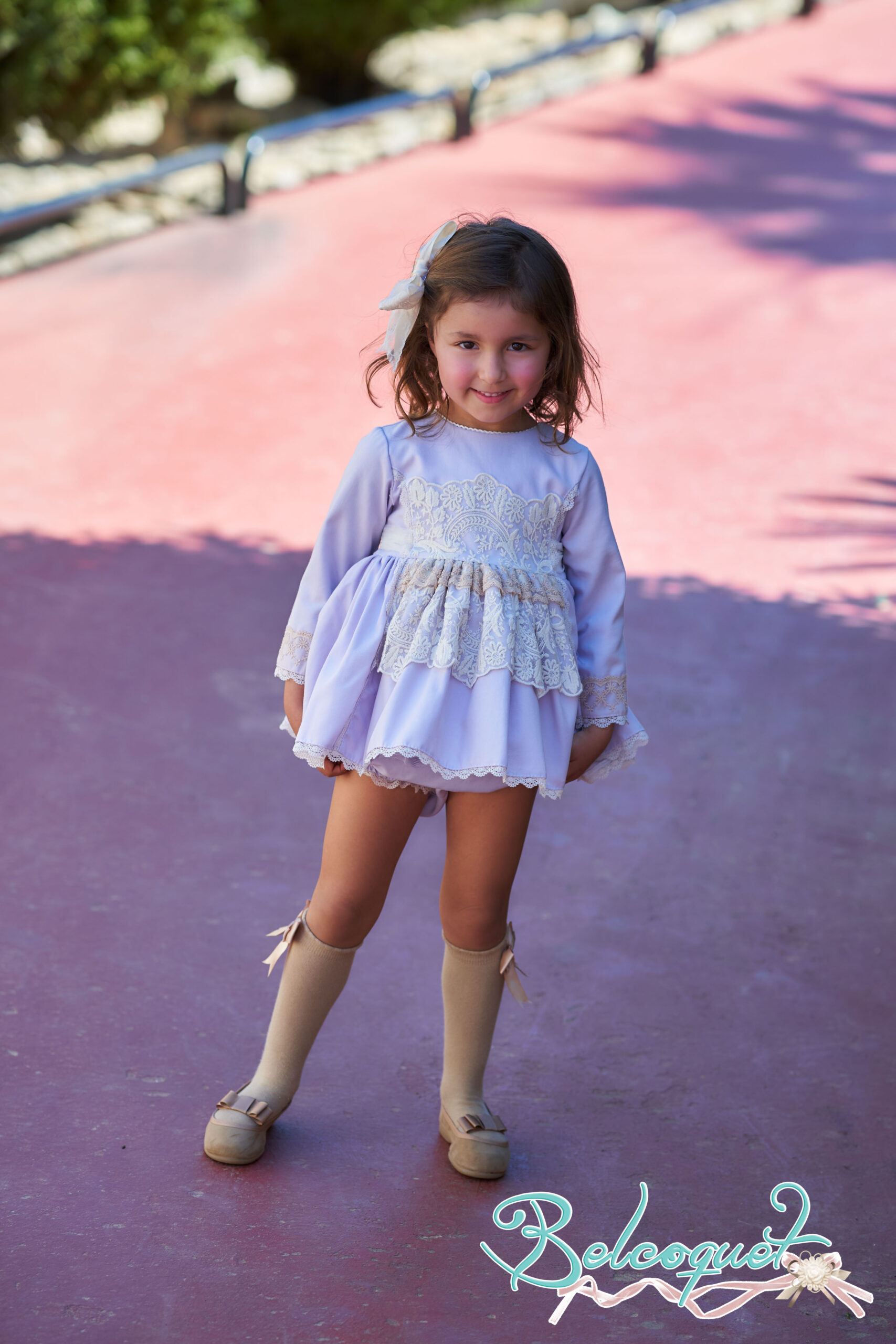 Ballerina with bow