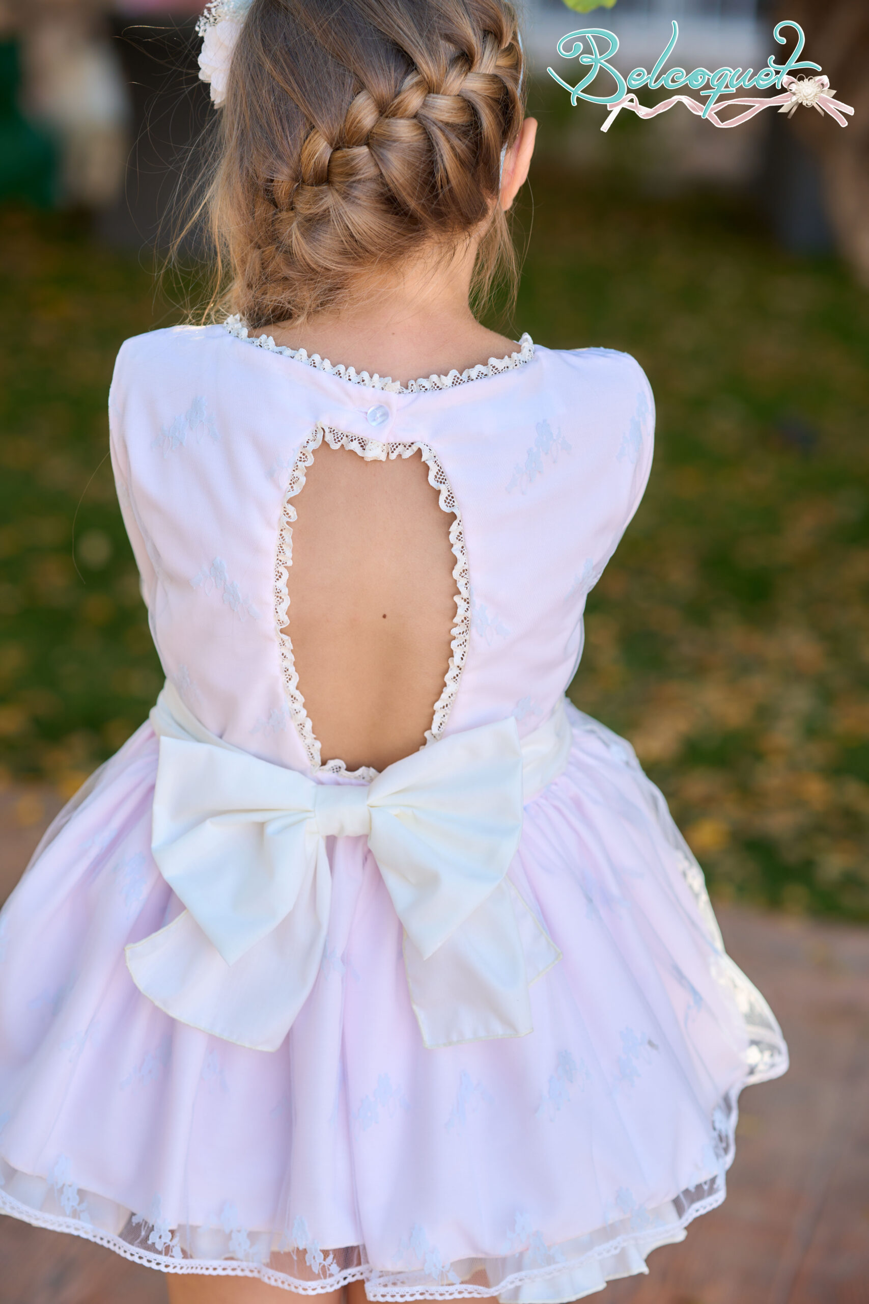Vestido de ceremonia para niña, arras, pajes de boda, comunión, fiesta y bautizo. Diseñado y confeccionado en España con mucho mimo.