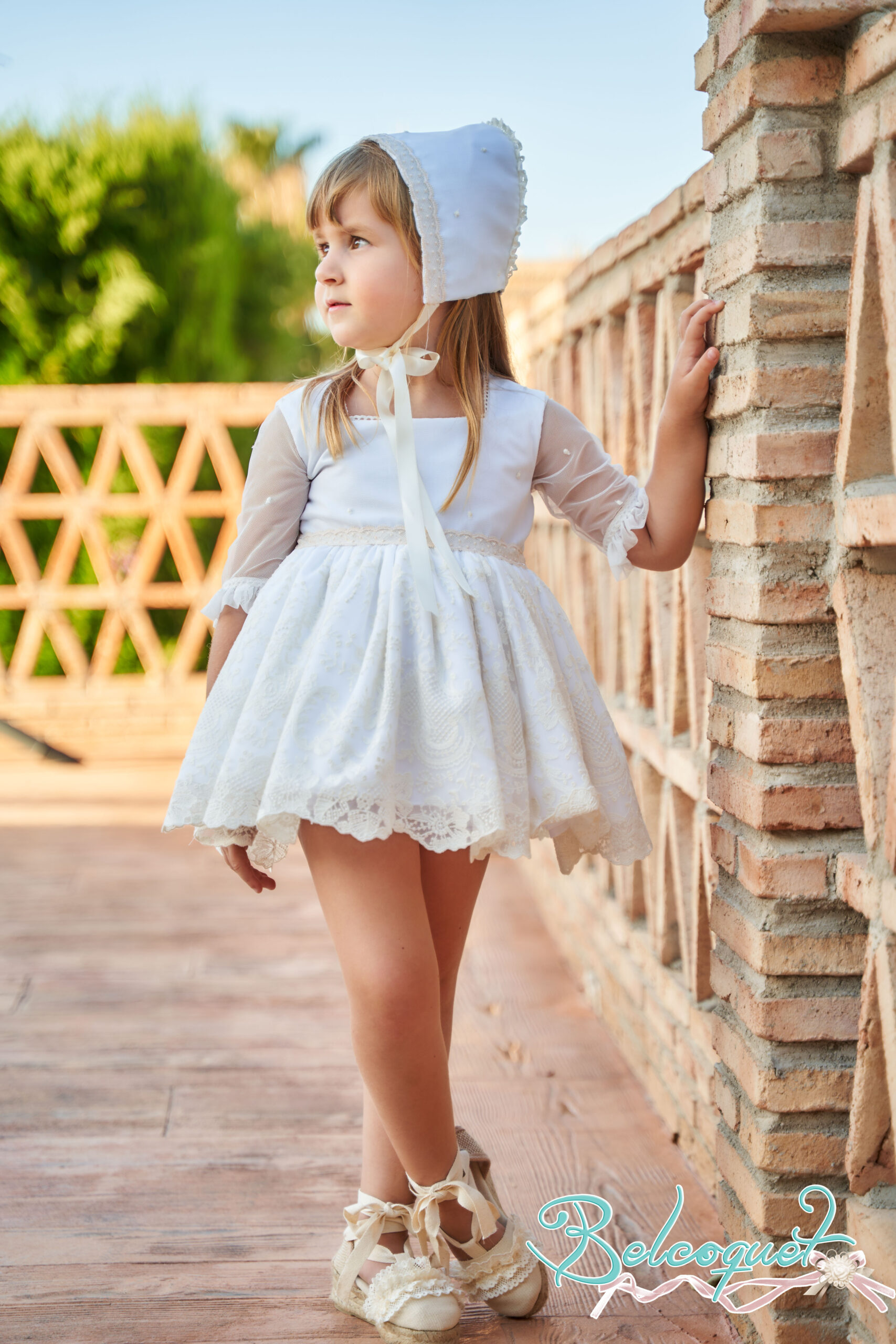 Sublime baby dress with knickers ivory