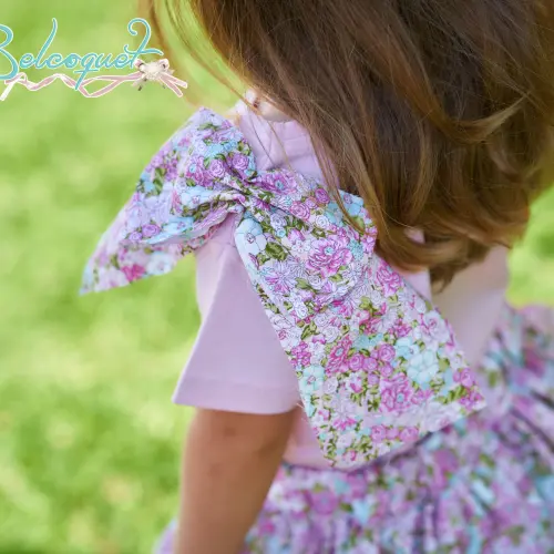 Conjunto camiseta y bombacho falda Buganvilla - Imagen 5