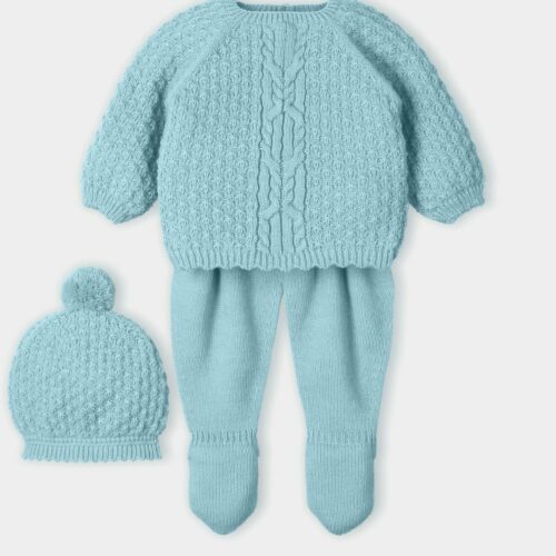 3 pieces baby set blue 9010