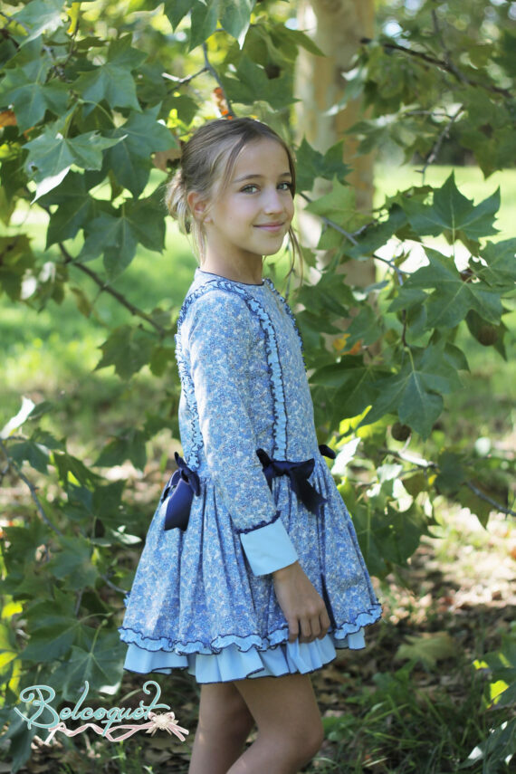 Berna vestido de niña liberty talle bajo - Imagen 4