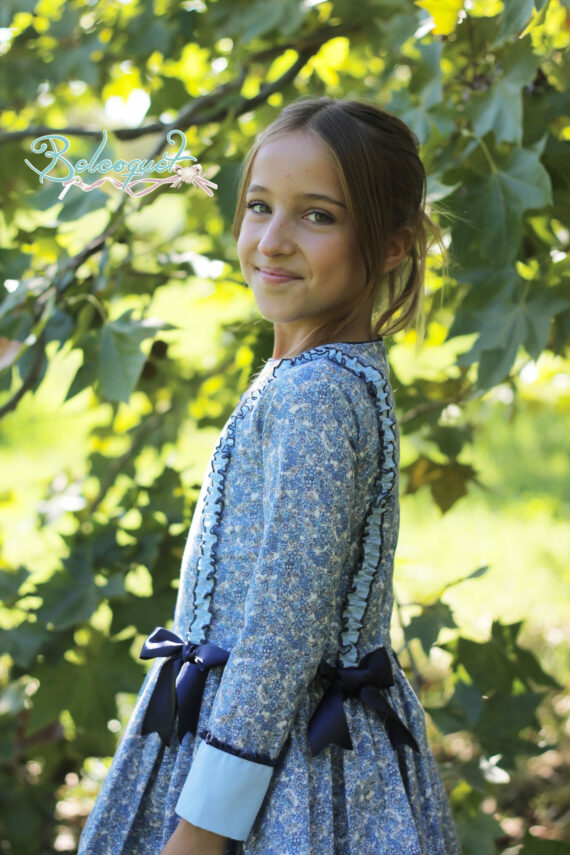 Berna vestido de niña liberty talle bajo - Imagen 2