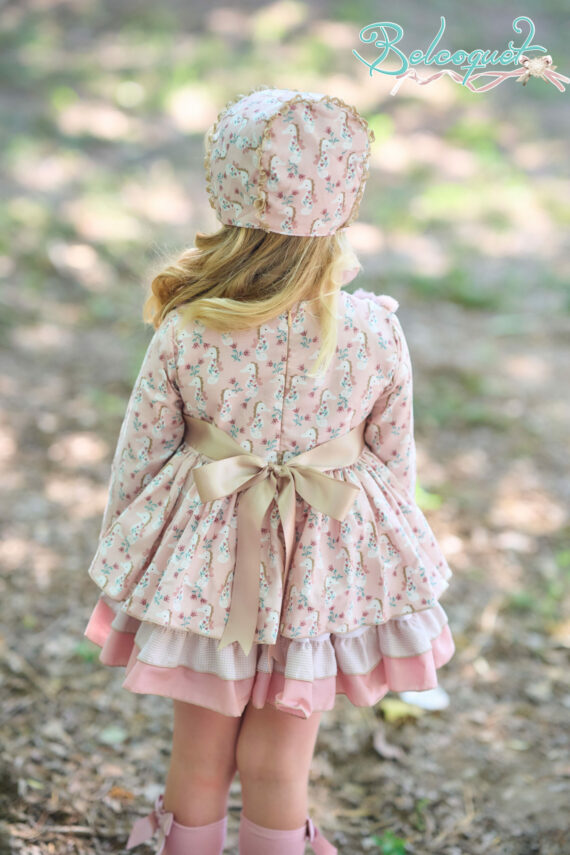 Dama baby dress with knickers - Image 3