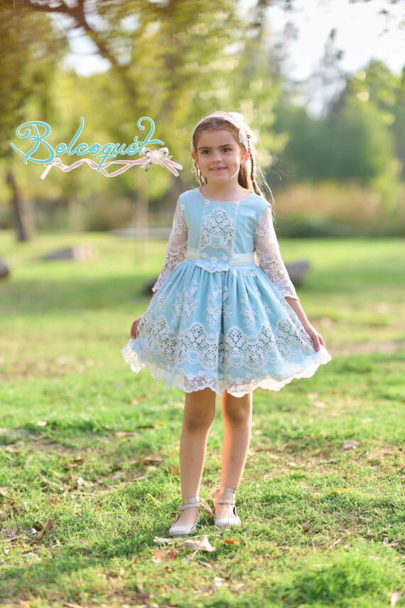 Vainilla mint ceremony dress - Image 4