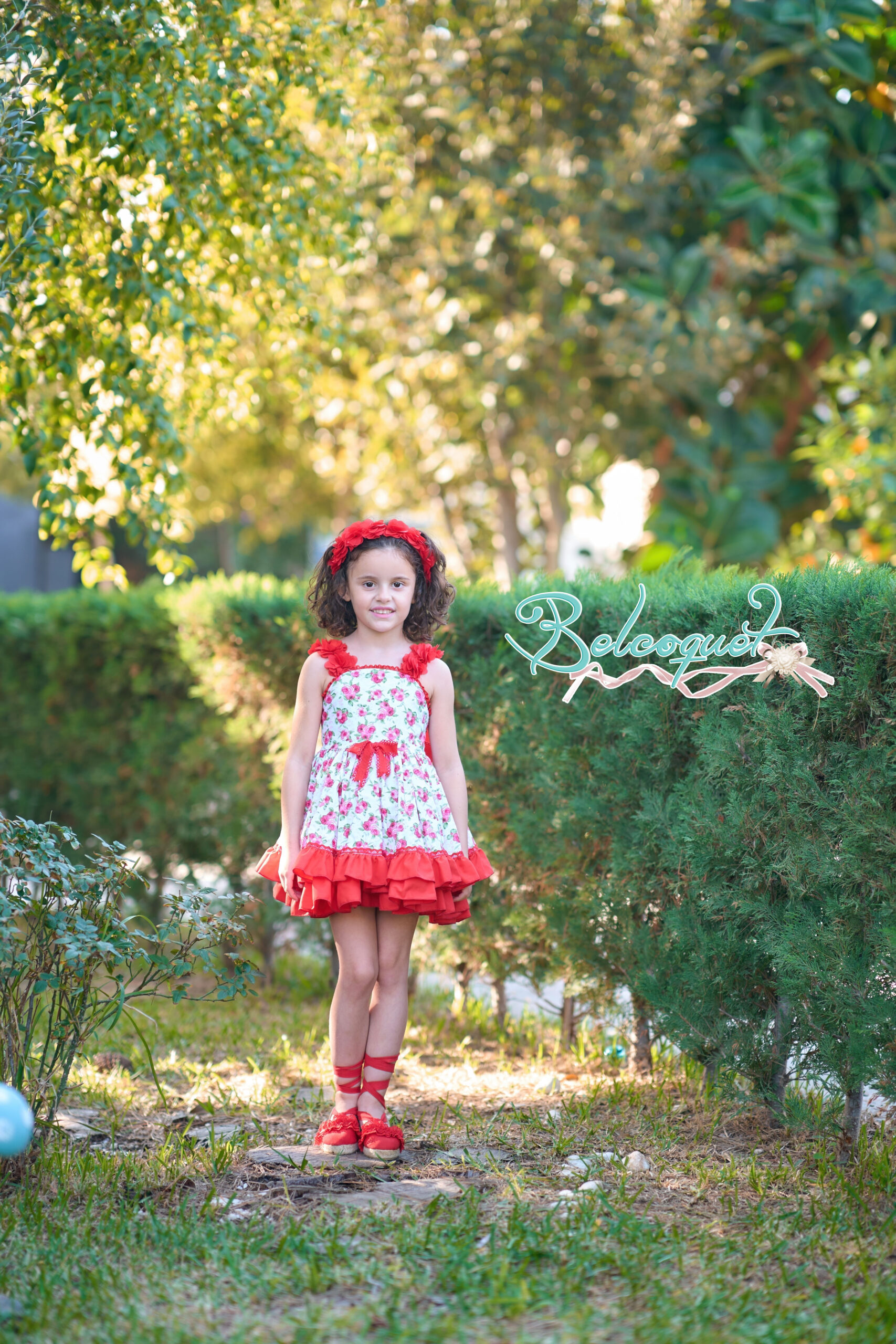 spanish girl dress puffball