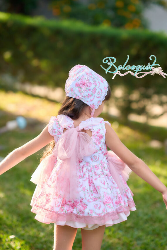 Frambuesa baby dress with knickers - Image 6