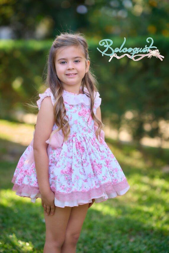 Frambuesa baby dress with knickers - Image 3