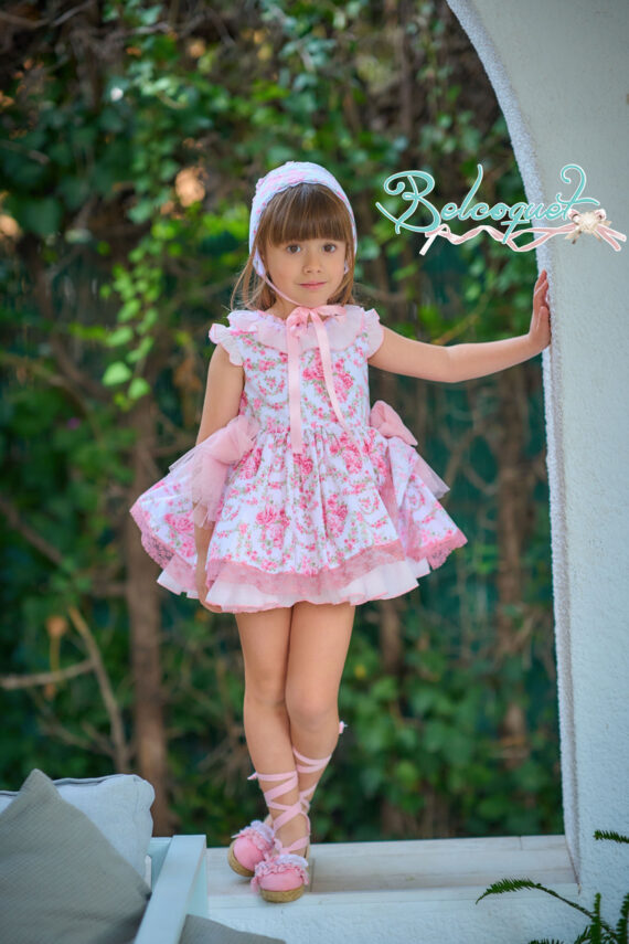 Frambuesa baby dress with knickers - Image 4
