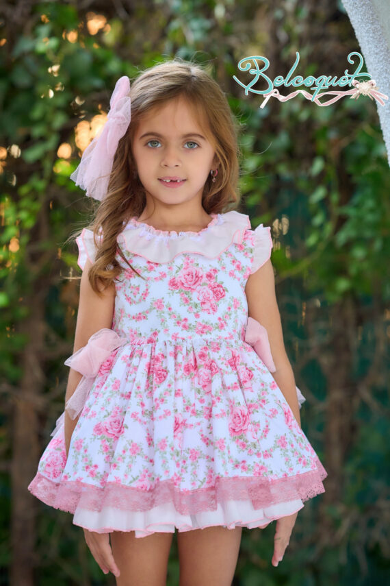 Frambuesa baby dress with knickers - Image 7