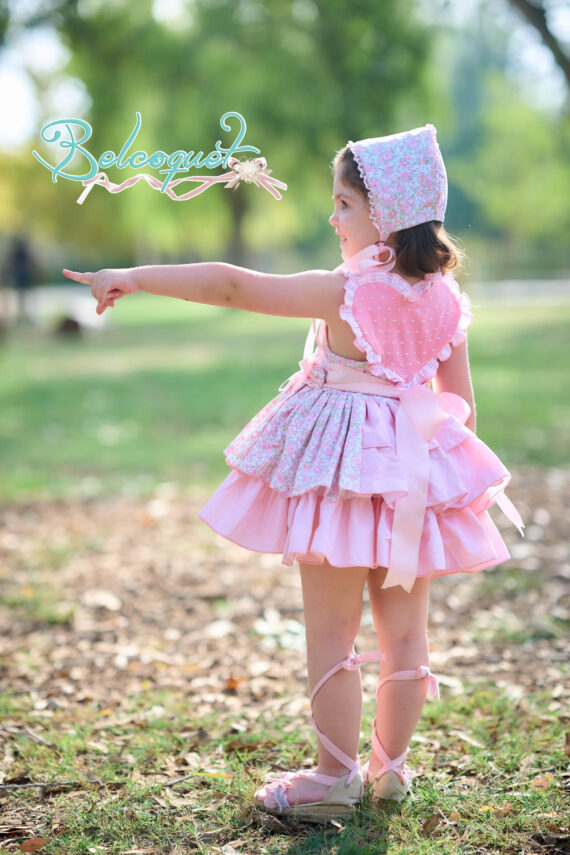 puffball spanish girl dress liberty heart