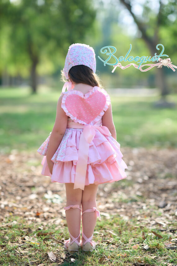 Vestido niña primavera verano corazón