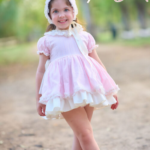 spanish baby girl puffball dress