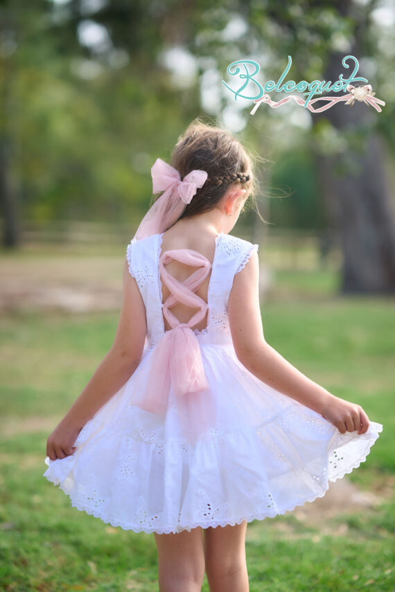 Vestido de niña primavera verano ceremonia comunión boda