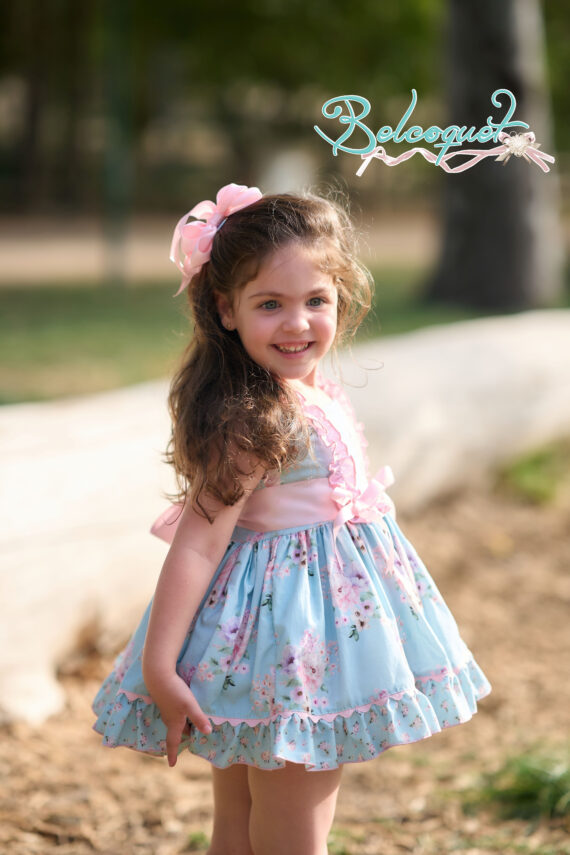 spanish puffball girl dress