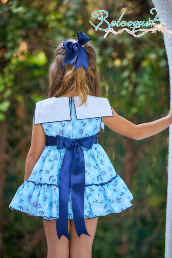 Horchata baby dress with knickers - Image 2