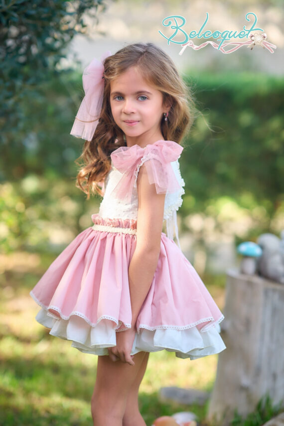 Tiramisu pink dress - Image 5