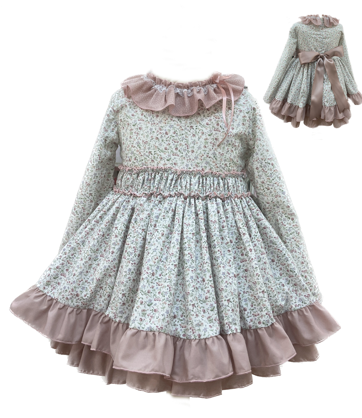Fiona vestido niña liberty smock
